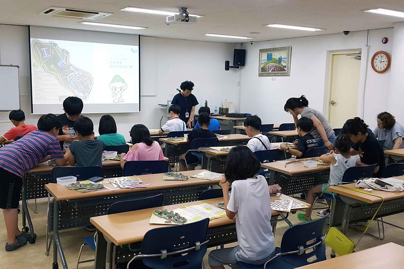 구립도서관 문화유산 체험교육 사진