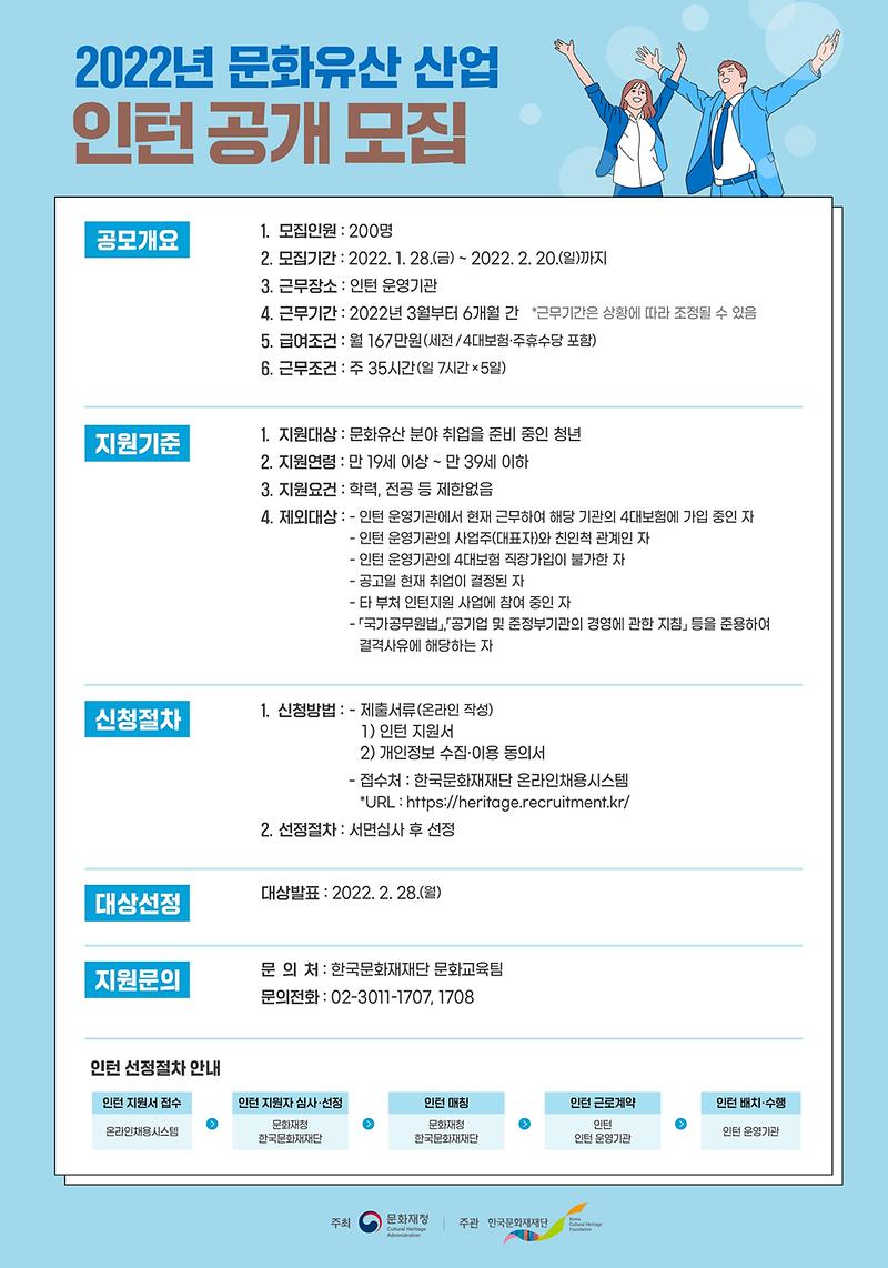 2022_문화유산산업_인턴_공개모집_안내_(한국문화재재단_채용).jpg 이미지